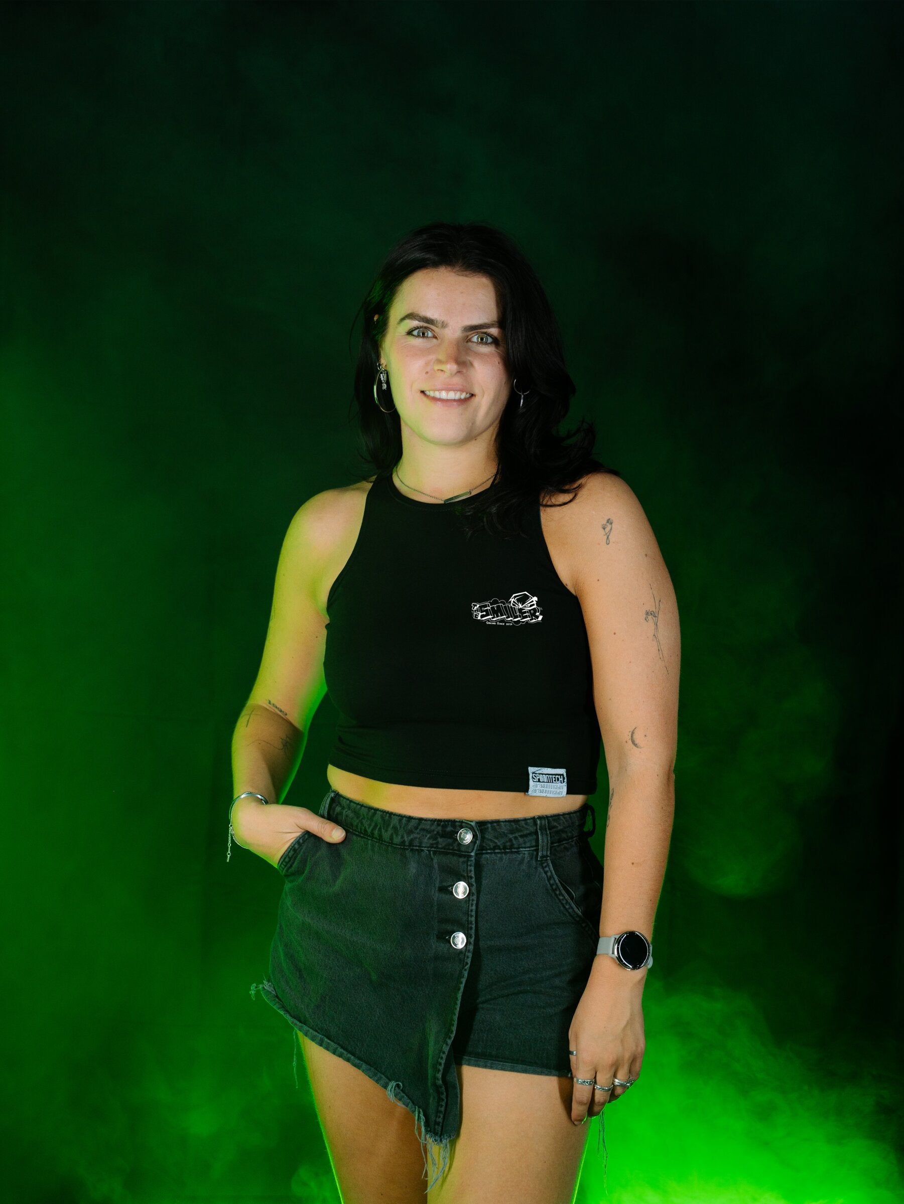 The Smiler Summer Sketch Croptop